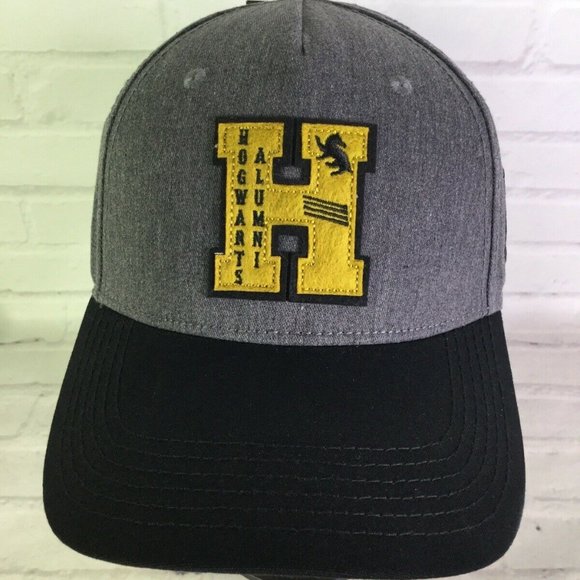 Harry Potter Hufflepuff Crest Patch Logo Hat Cap - Picture 2 of 9